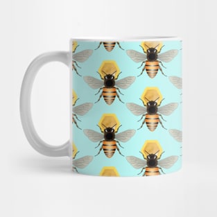 Honey Bees Pattern Mug